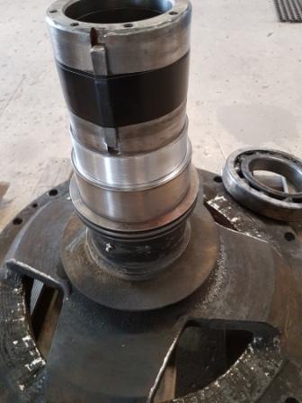 Laser Clad Hollow Drive Shaft after machining